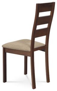 Jedálenská stolička DIANA orech/krémová