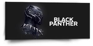Sablio Obraz BLACK PANTHER z profilu Čierny - 110x50 cm