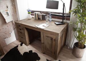GREY WOOD Písací stôl 150x75 cm, palisander