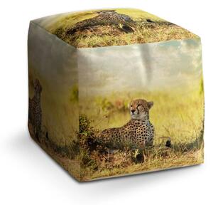 Sablio Taburet Gepard - 40x40x40 cm