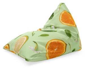 Sablio Sedací vak Citrus a kvet: 150x80 cm