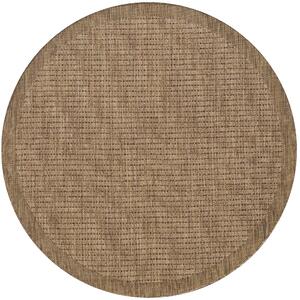 Ayyildiz Kusový koberec Giza 1410 Brown kruh - 120x120 cm