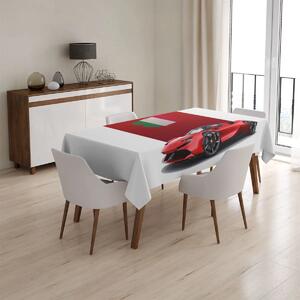 Sablio Obrus Ferrari Talianska vlajka na červenom bloku - 90x90 cm