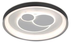 ITALUX PLF-54205-BK-WH - LED stmievateľné stropné svietidlo FLORINA LED/46W/230V čierne +DO (diaľkové ovládanie)