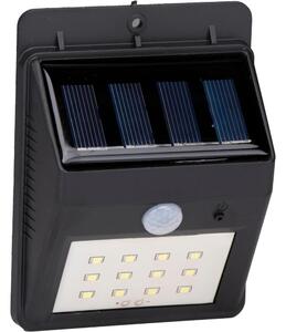 Grundig - Solárne nástenné LED svietidlo s pohybovým senzorom, 1,2 V / 600 mAh, IP44