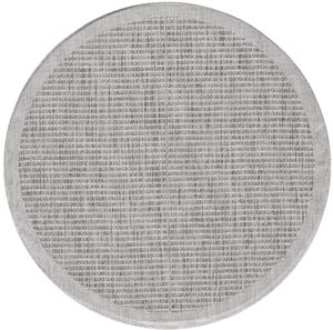Ayyildiz Kusový koberec Giza 1410 Grey kruh - 120x120 cm