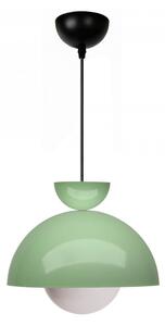 Zelené závesné svietidlo s kovovým tienidlom ø 25 cm Arta – Opviq lights