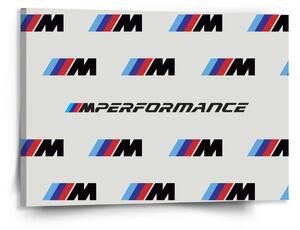 Sablio Obraz MPERFORMANCE biely vzor - 150x110 cm