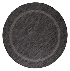 Ayyildiz Kusový koberec Relax 4311 Black kruh - 120x120 cm