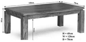 DAKOTA Konferenčný stolík 120x70 cm, palisander