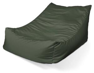Sablio Sedací vak Lounge Vojenská zelená 2 - 80 x 95 x 50 cm