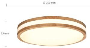 Brilagi - LED Stropné svietidlo MOLINA LED/24W/230V dub pr. 29 cm