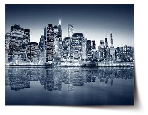 Sablio Plagát Nočný New York - 60x40 cm