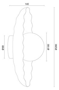 Argon 8934 - Nástenné svietidlo BOLL 1xG9/6W/230V biela