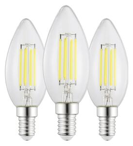 SADA 3x LED žiaroviek VINTAGE C35 E14/2,2W/230V 2700K - Eglo 110439