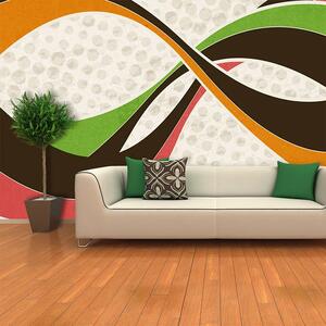 Sablio Tapeta Retro abstrakcia - 125x75 cm