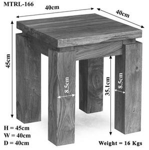 MONTANA Príručný stolík 40x40 cm, palisander