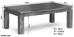 MONTANA Konferenčný stolík 120x70 cm, palisander