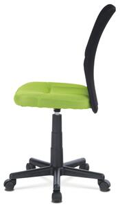 Detská stolička BAMBI zelená/čierna