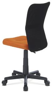 Detská stolička BAMBI oranžová/čierna