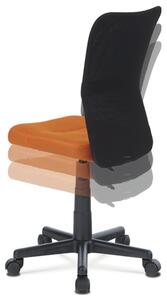 Detská stolička BAMBI oranžová/čierna