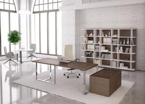 NARBUTAS - Kancelársky stôl PLANA 180x90x75 s odkladacím panelom na pravej strane