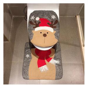 Vianočná sada na záchod KF387 - jeleň