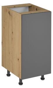 Kuchynská skrinka LANGEN D40-P/L Dub artisan/sivá