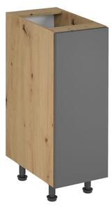 Kuchynská skrinka LANGEN D30-P/L Dub artisan/sivá