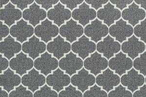Metrážny koberec Clover 19 svetlý sivý