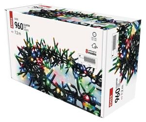 EMOS D4BM05 LED vianočná svetelná reťaz integrovaný LED zdroj | RGBK