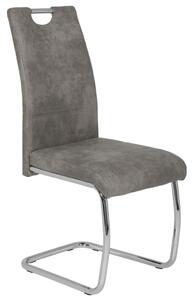 Jedálenská stolička FLORA II S sivá
