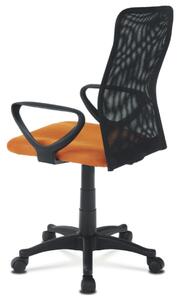 Kancelárska stolička FRESH oranžová/čierna