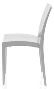 Jedálenská stolička PARIS biela