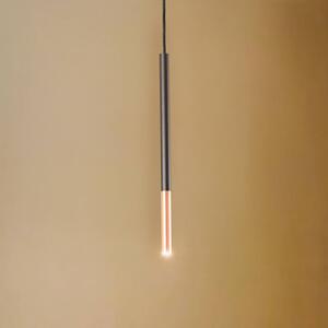Závesná lampa Euluna Thalassa 1fl G9 čierna/medená