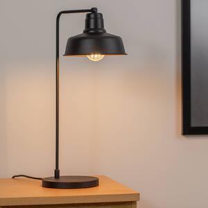 Stolová lampa Berceste 181BLACK-ML, čierna kovová výška 55 cm