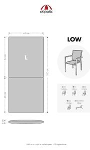 Doppler LIVING 4911 nízky - polster na stoličku a kreslo