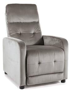 Polohovacie kreslo v skvelom dizajne, sivá bluvel 14 (n308679)