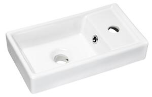 Keramické umývadlo 40 cm, biela