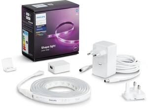 LED pásik Philips LightStrip Plus / 2 m / biely a Color Ambiance + mostík Hue + základňa / biely