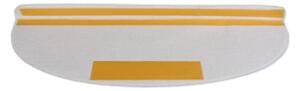 Nášľapy na schody v súprave 16 ks v petrolejovo-krémovej farbe 20x65 cm Golden Marble – Vitaus