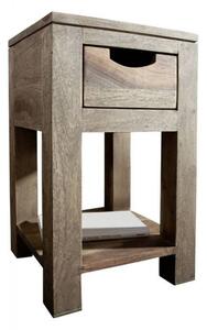 GREY WOOD Príručný stolík 29x29x50 cm, palisander