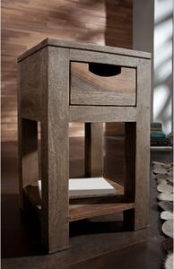 GREY WOOD Príručný stolík 29x29x50 cm, palisander