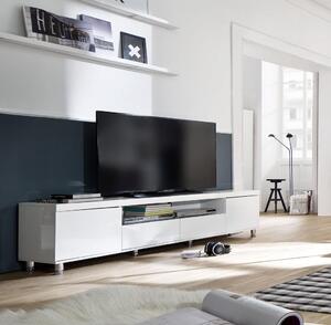 KOMODA 'LOWBOARD', biela, 190/47/40 cm Xora - TV nábytok