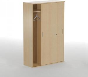 NARBUTAS - Šatníková skriňa UNI 5OH s posuvnými dverami, 120x42,5x187,4 cm / X5S122 /