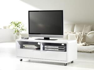 TV DIEL, biela, 120/46/45 cm Carryhome - TV nábytok
