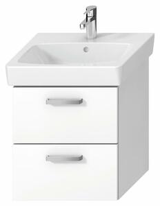 Kúpeľňová skrinka pod umývadlo Jika Lyra Plus Viva 49x41,6x55 cm biela H40J3834023001