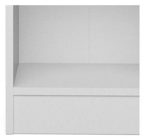 Biela knižnica Tvilum Basic, 41 x 107 cm
