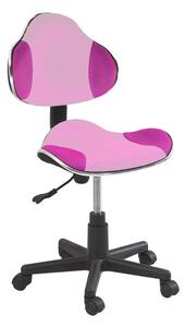 Najlacnejsinabytok Detská otočná stolička Q-G2, ružová