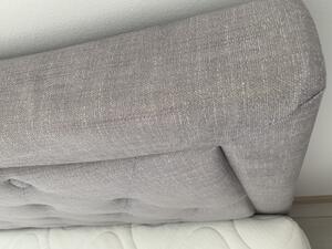 Čalúnená posteľ ELECTRA 140x200 cm sivá